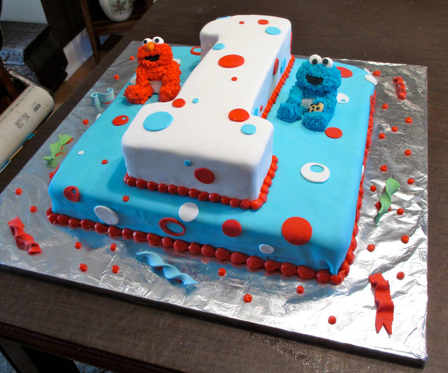 First Birthday Elmo Cake By Keep It Sweet On Deviantart