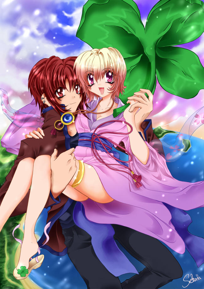clover parachute by MiyaSekaia
