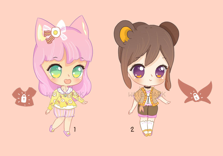 Breakfast Adoptables (OPEN) 10USD by supperfrogg Breakfast Adoptables (OPEN) 10USD by supperfrogg