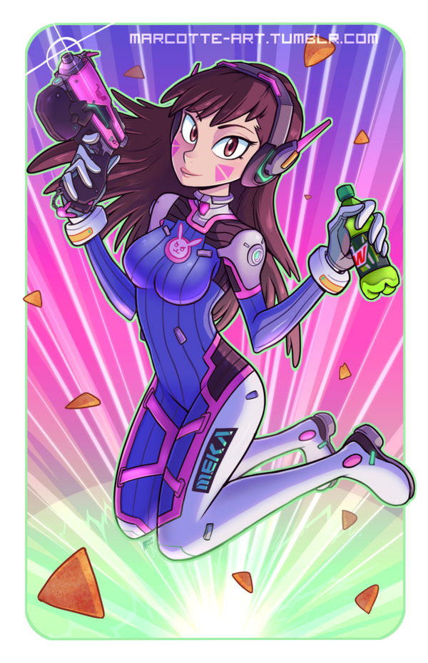 NERF THIS D.VA [Overwatch] by marcotte on DeviantArt