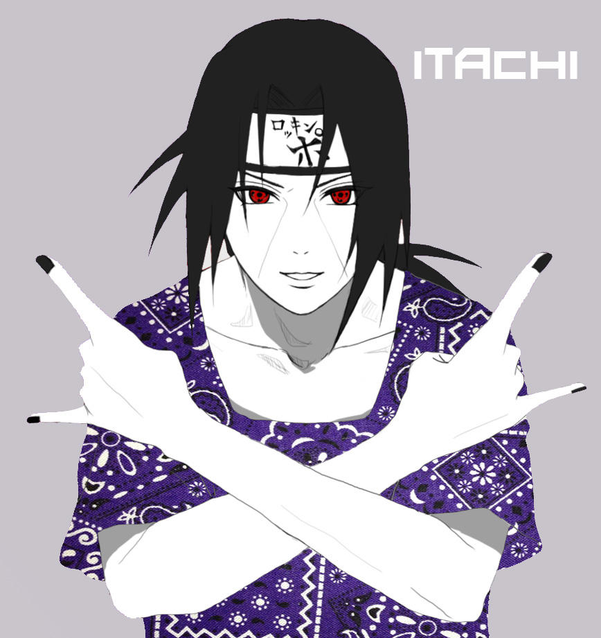 (CLEAN) DOPE ITACH UCHIHA EDIT (PURPLE BANDANNA) by ...