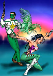Jade and Dinoforce by Dinoforce