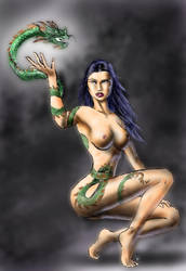 Dragon-Tattoo by Dinoforce