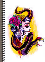 gypsy head by frilldbonez