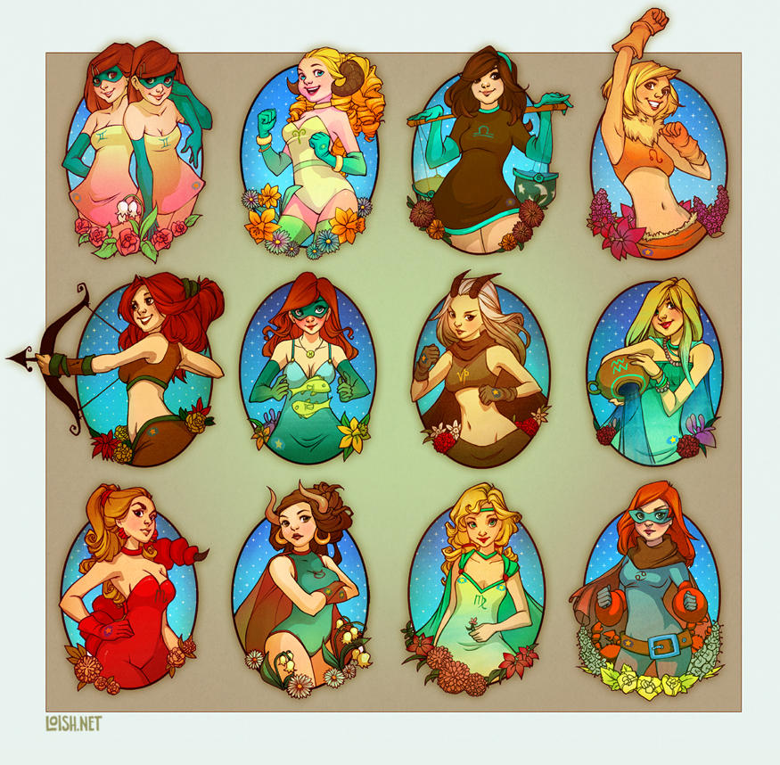 super horoscopes by loish