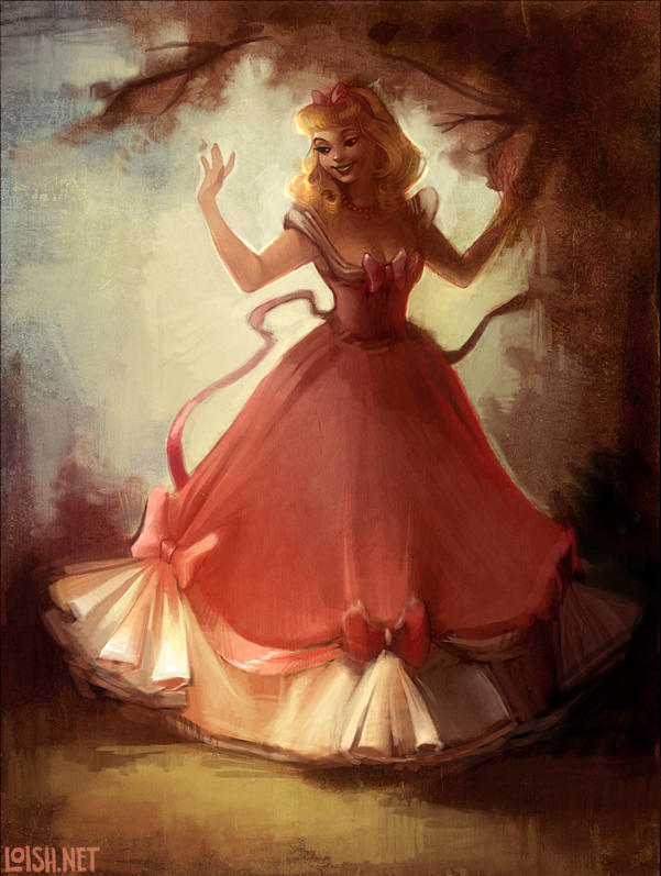 cinderella coloring page by loish