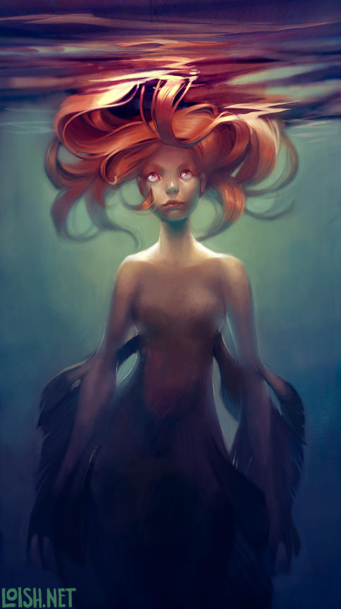 mermaid by loish