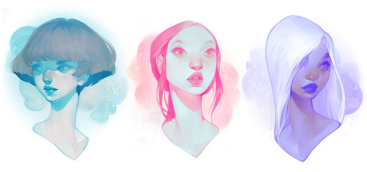 visages by loish