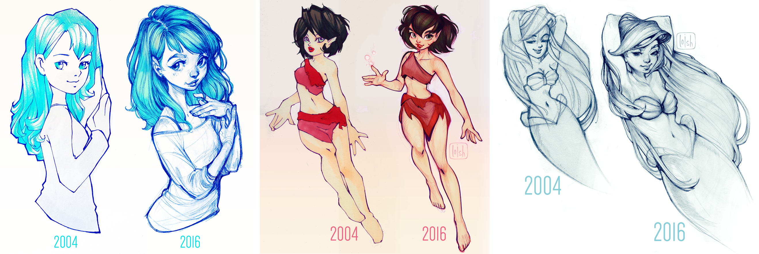 12 years of improvement by loish