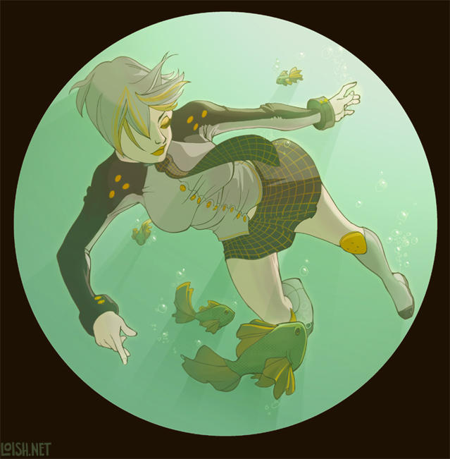 not-so-plaid fish by loish