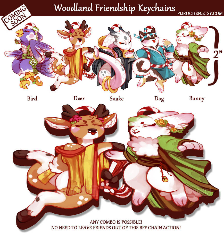 VOTE NOW!! Woodland BFF charms by Prochaine