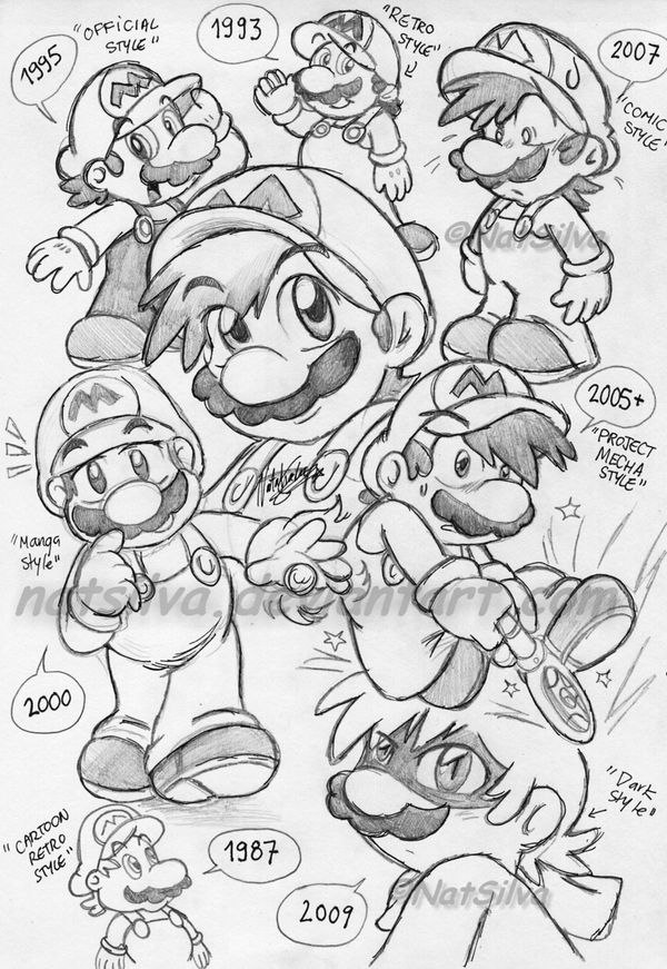 Mario- Evolution by NatSilva
