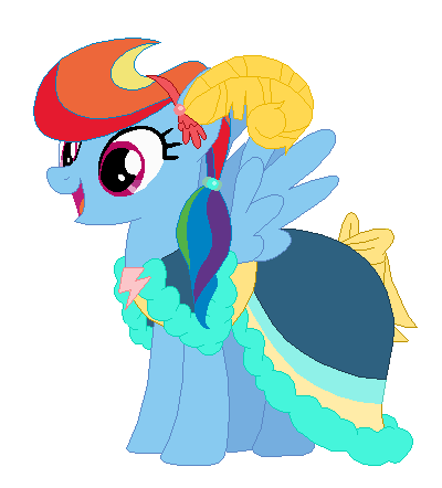 Rainbow Dash Wedding Attendance Dress 02 By Cheerful9 On Deviantart