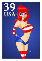 The America Stamp by BigChrisGallery