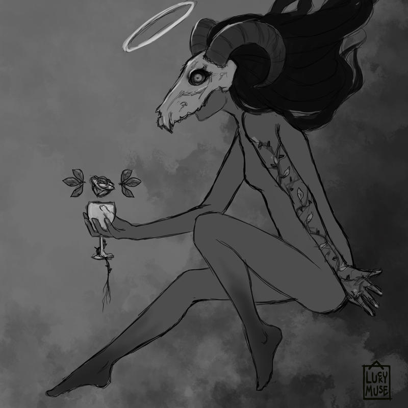 August 2017 Monthly Sketch by aluckymuse