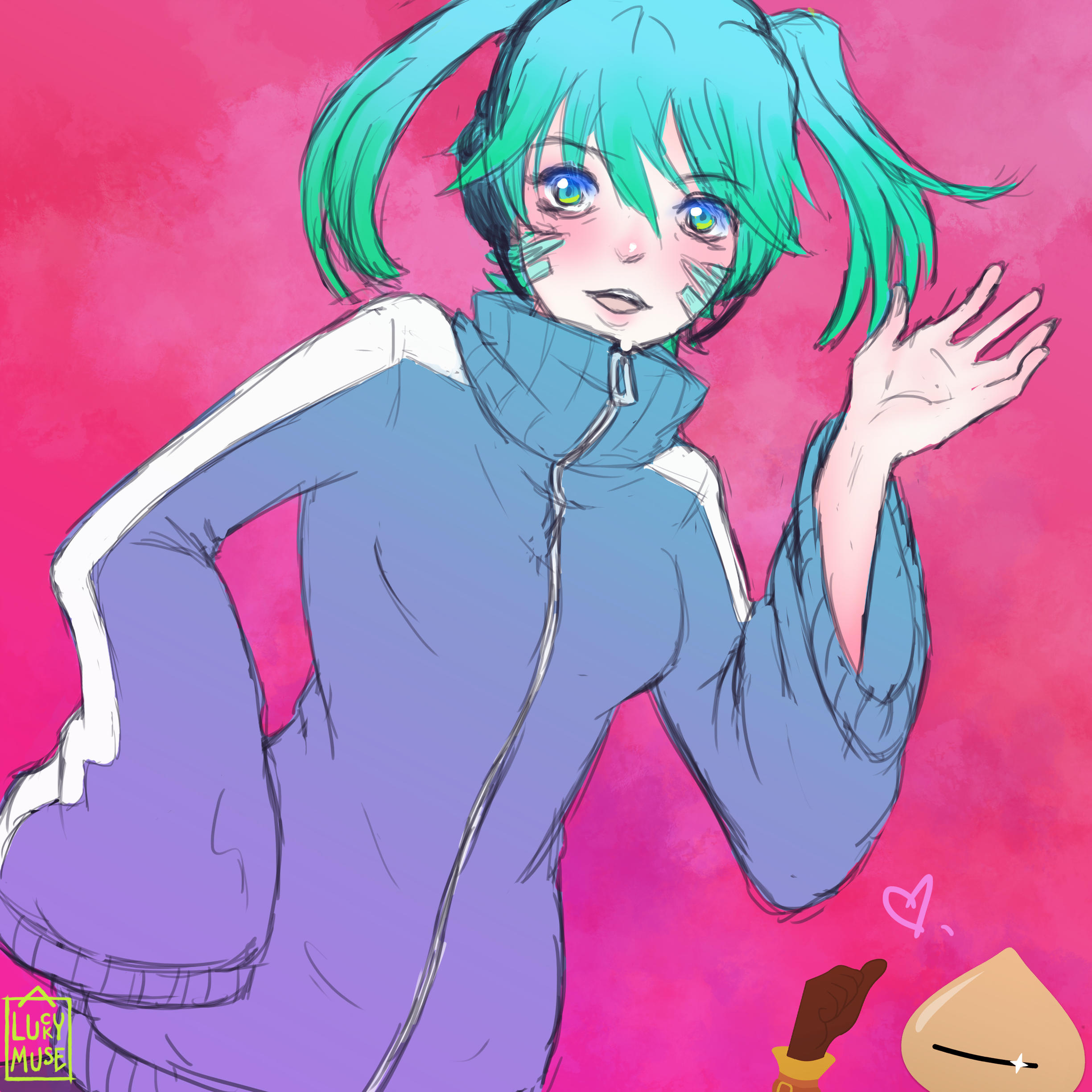 December 2017 Monthly Sketch by aluckymuse