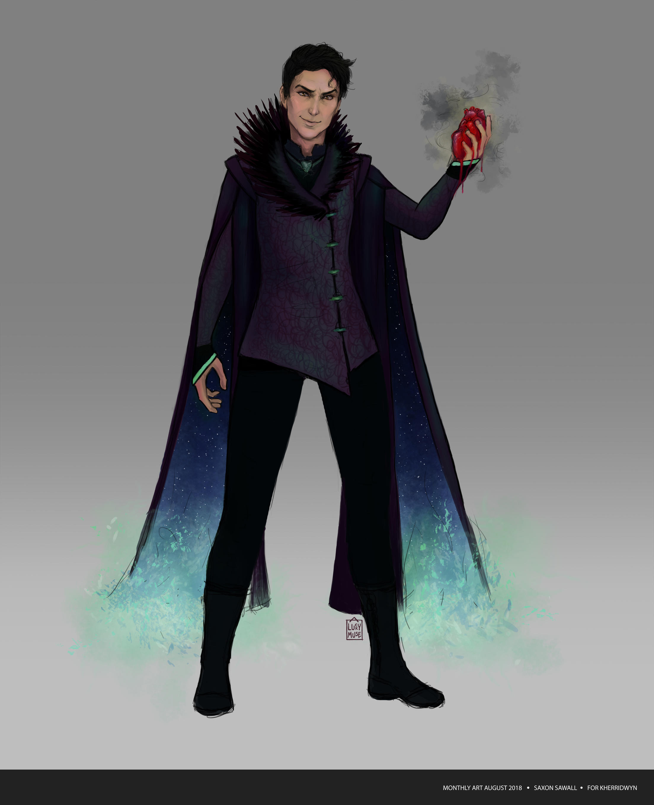 August 2018 Monthly Art by aluckymuse