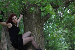 goth girl stock by xRuiei