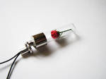 Micro Origami Rose Charm Belle by Paper-Peaches