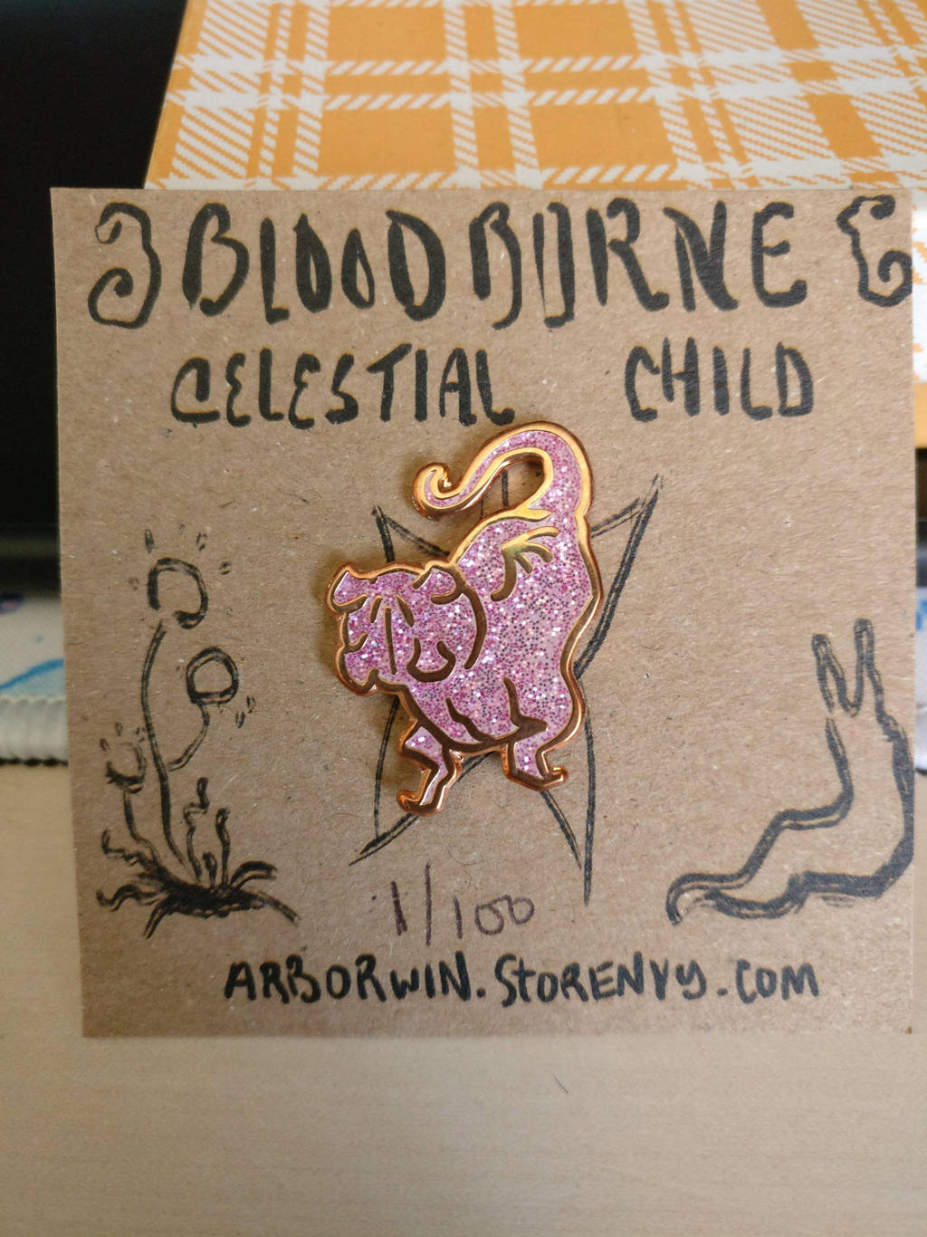 Bloodborne CELESTIAL CHILD enamel pin by callanerial