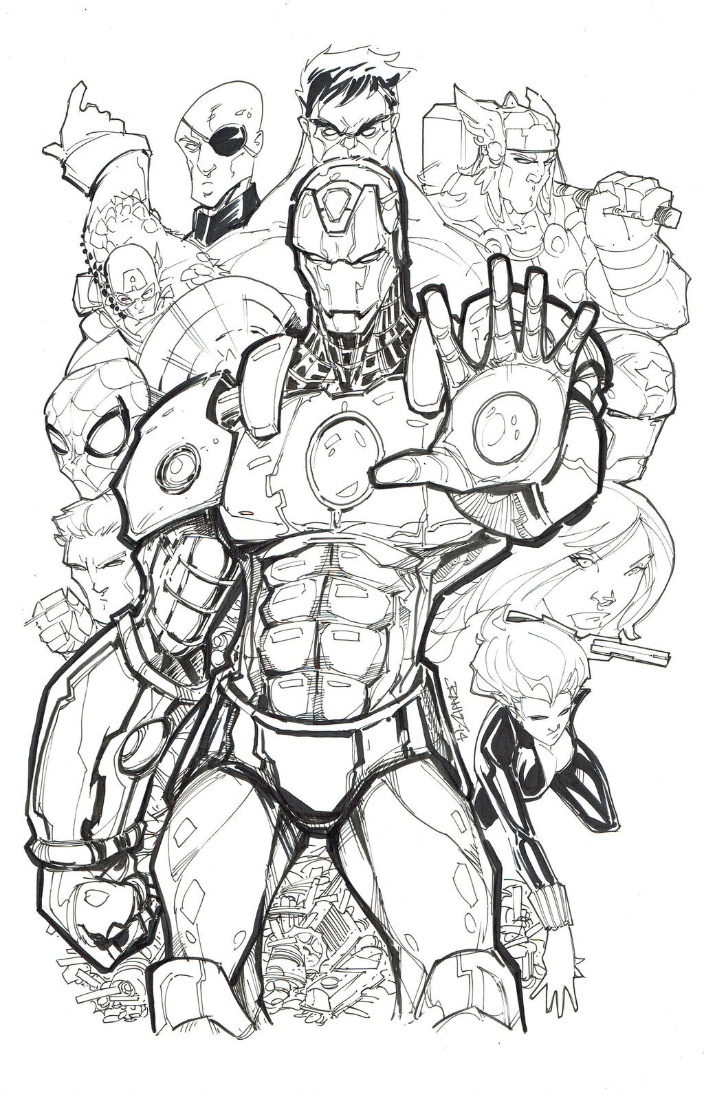 IRONMAN avengers by rantz
