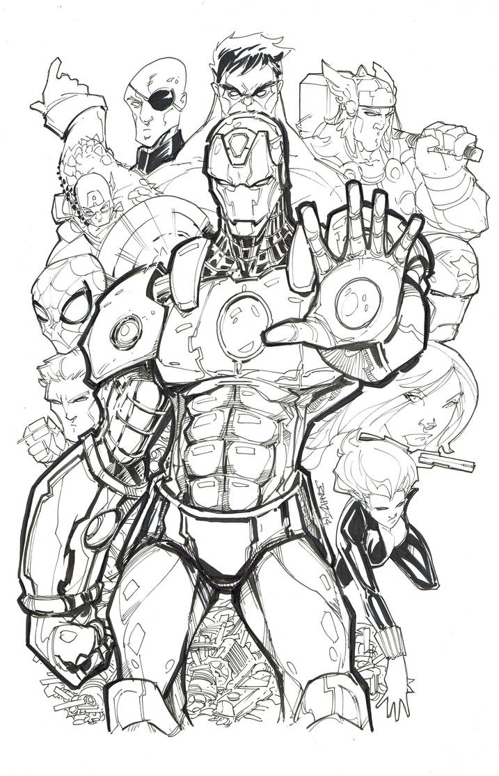 IRONMAN avengers by rantz