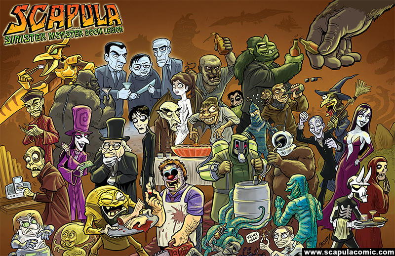 Scapula - Monsters Party by DadaHyena