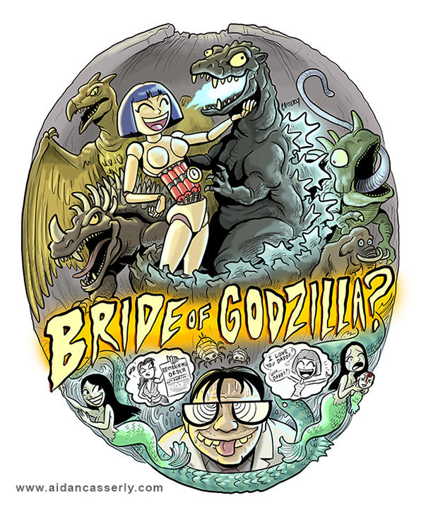 Bride Of Godzilla by DadaHyena