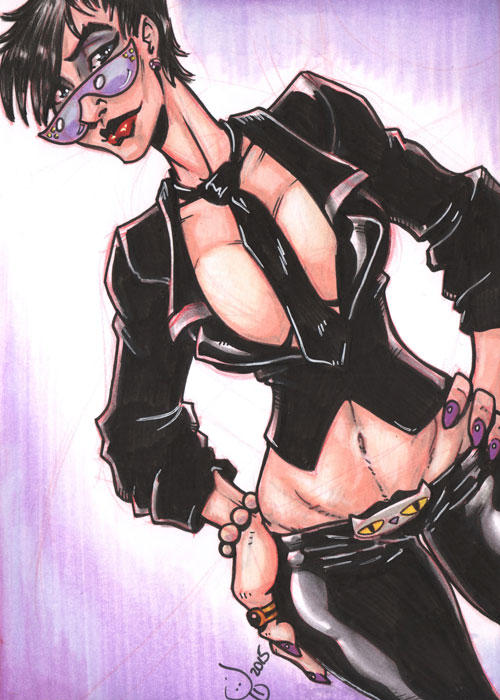 Catwoman PostCard by LordSantiago