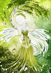 The green fairy by Acorncupcake