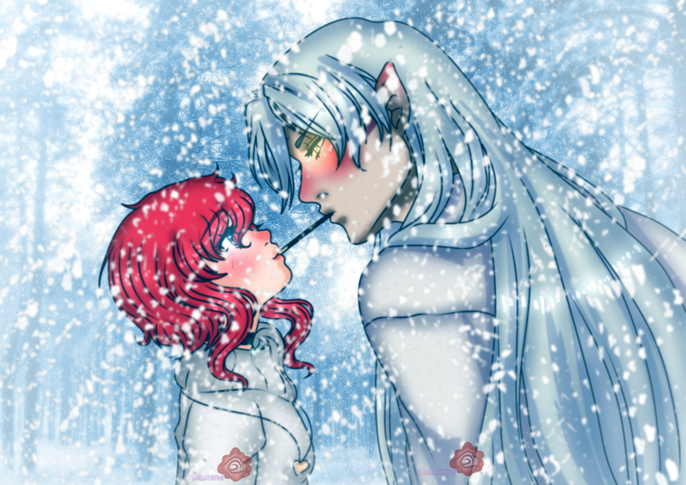 Sesshoumaru x base pocky by Basemakerofdarkness on DeviantArt