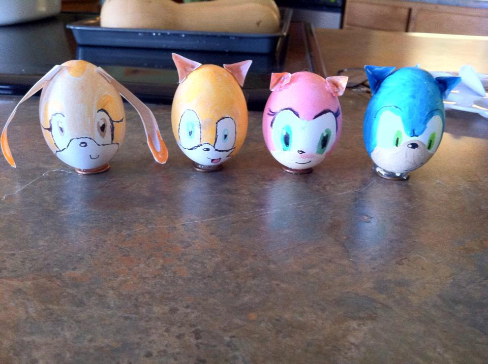 Sonic Easter Eggs by XxGingerSharkxX on DeviantArt