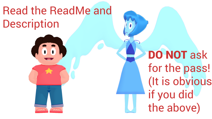 MMD Steven and Lapis Lazuli DL RETURNED by McChipy