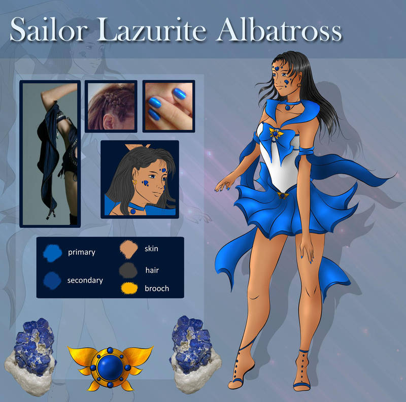 Sailor Lazurite Albatross - reference by AnnAquamarine