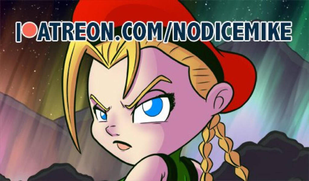 Cammy White illustration on Patreon by NoDiceMike