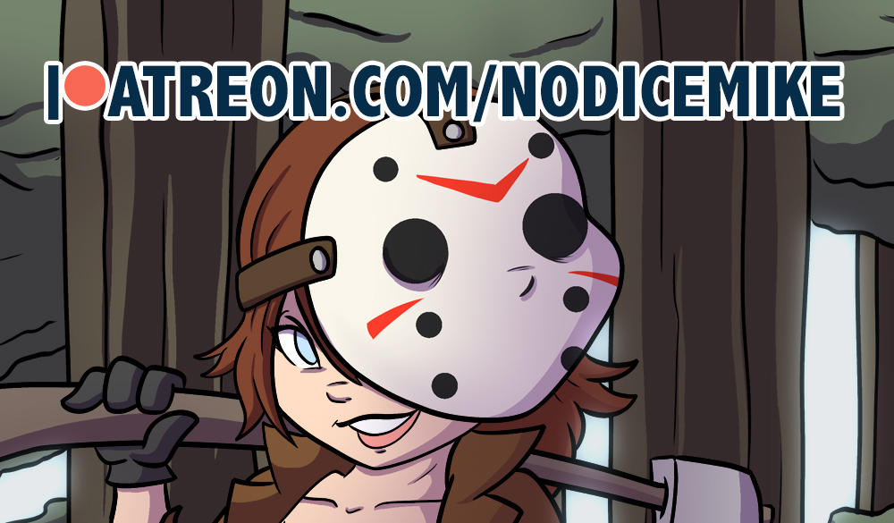 Jason Voorhees Bishoujo illustration on Patreon by NoDiceMike