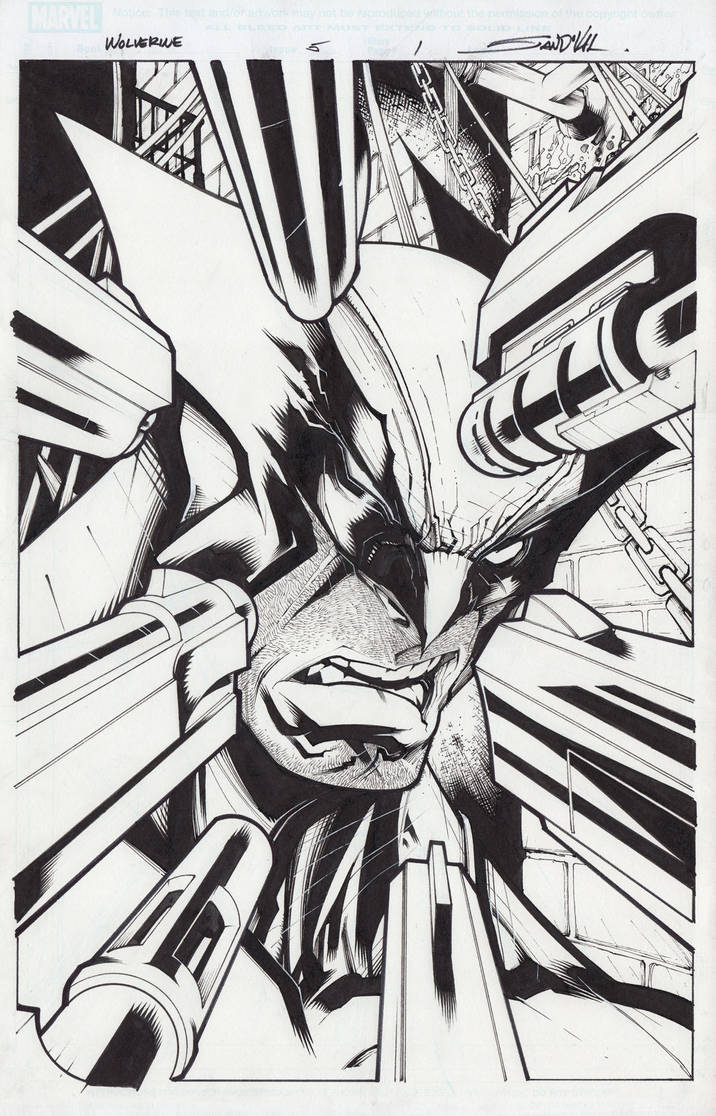 Wolverine 5 Page 1 by Sandoval-Art