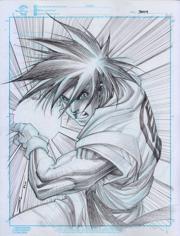 Dibujame un Goku by Sandoval-Art