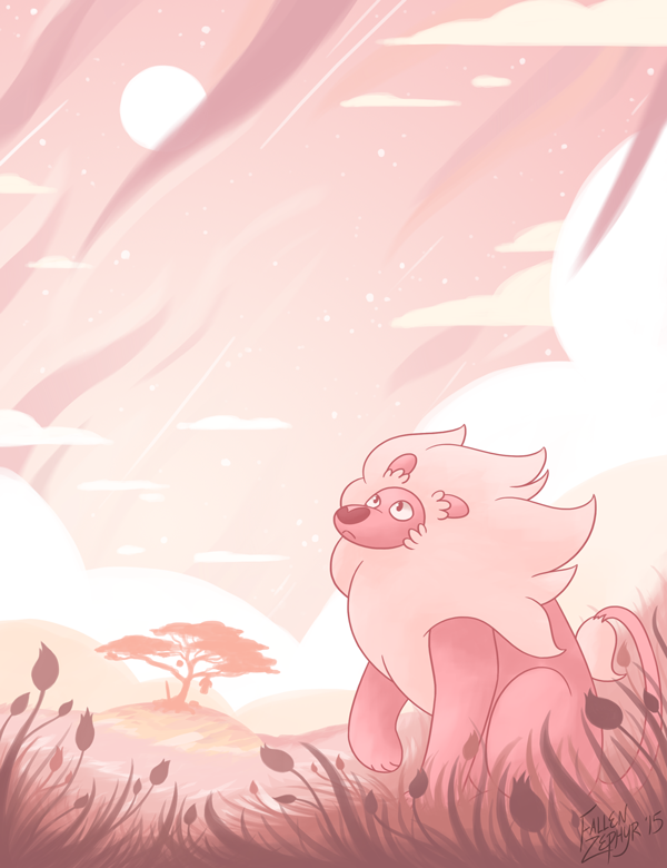 I love all of the background art in Steven Universe, especially the background art from Lion 3: Straight to Video; it’s all so breathtaking and inspirational Photoshop CS6 Wacom Intuos Pro&nb...