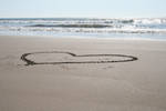 beach heart 02. by greenleaf-stock