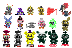 Fnaf 6 sale mystery minis