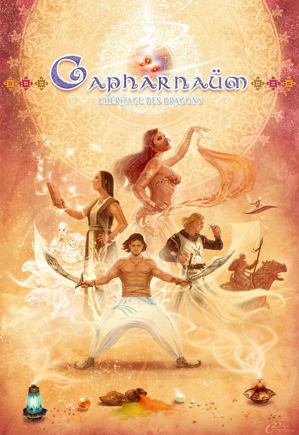 CAPHARNAUM, The Tales of the Dragon-Marked (logo) by Agalanthe