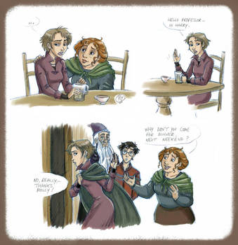 Tonks at the burrow by roby-boh