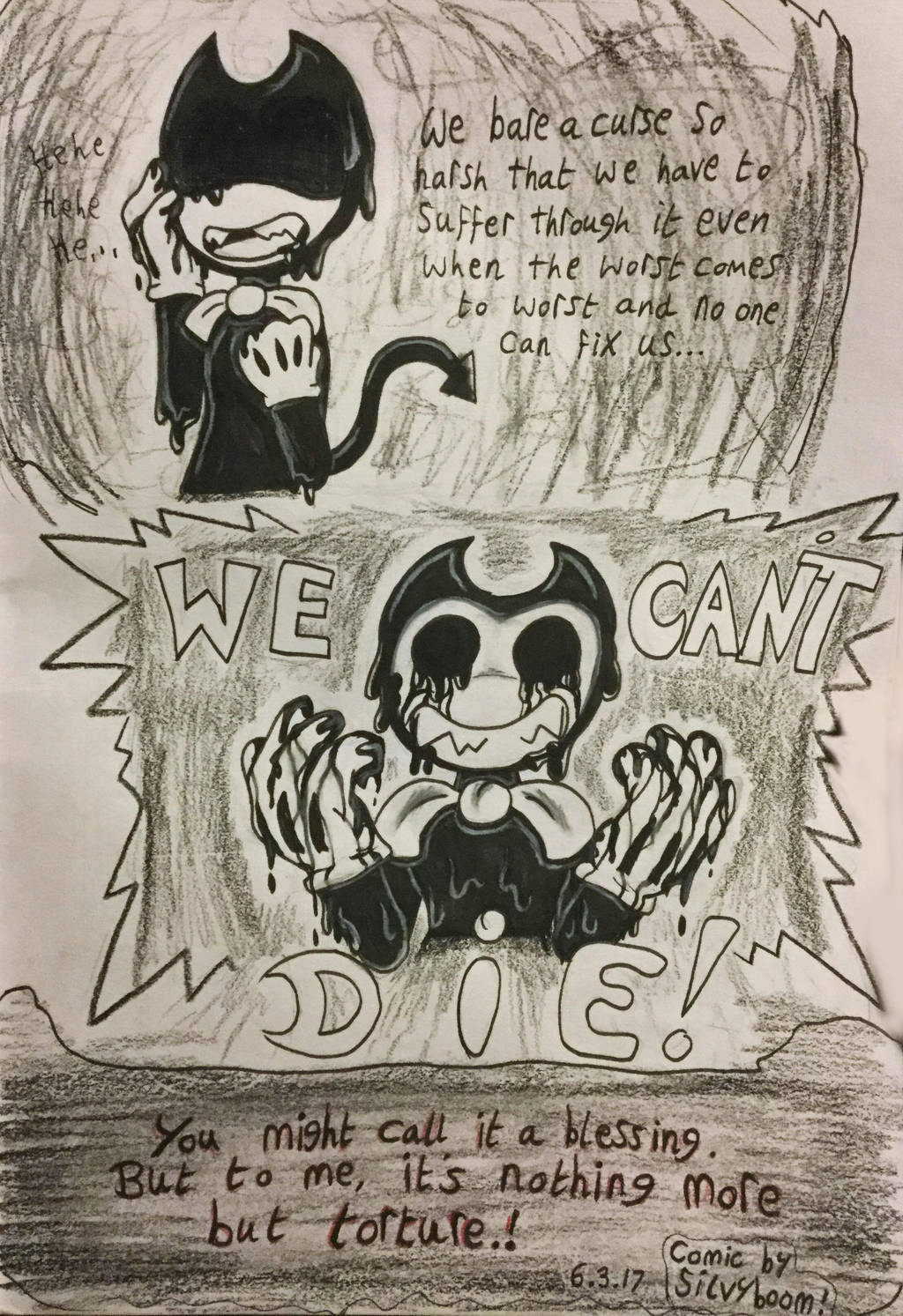 The Cartoon's Curse.. (Page 2-2) by SilvybOOm