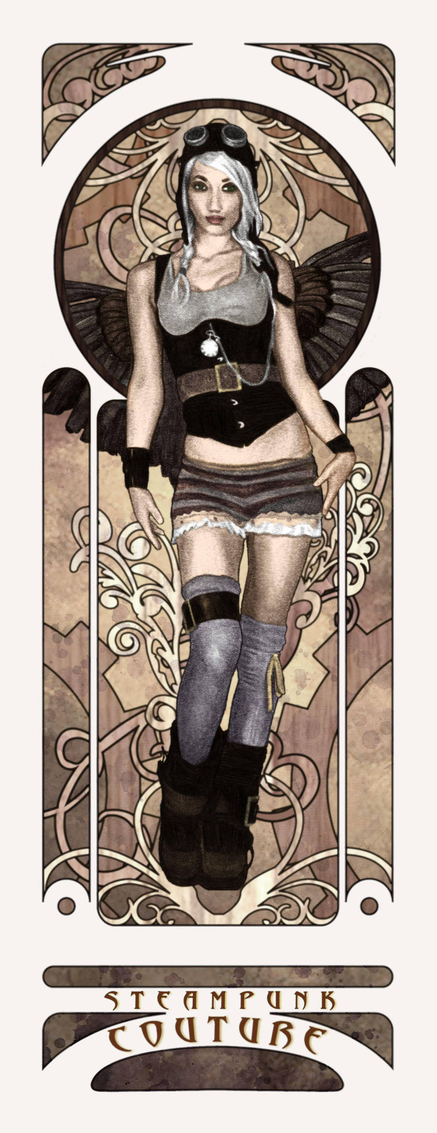 Steampunk Couture Two by redghostman