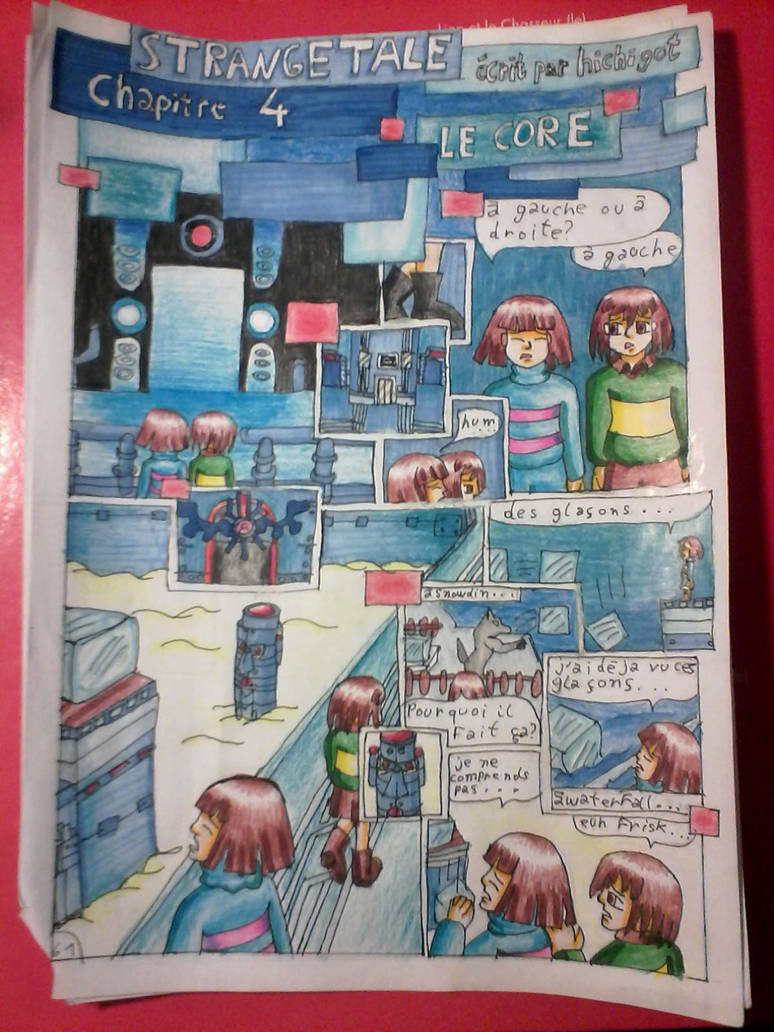 bd Strangetale (bd undertale) page 42 by hichigot