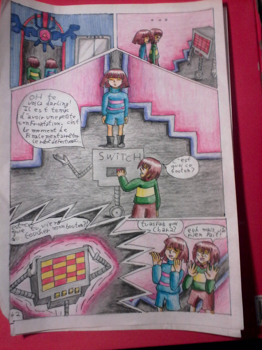 bd Strangetale (bd undertale) page 43 by hichigot