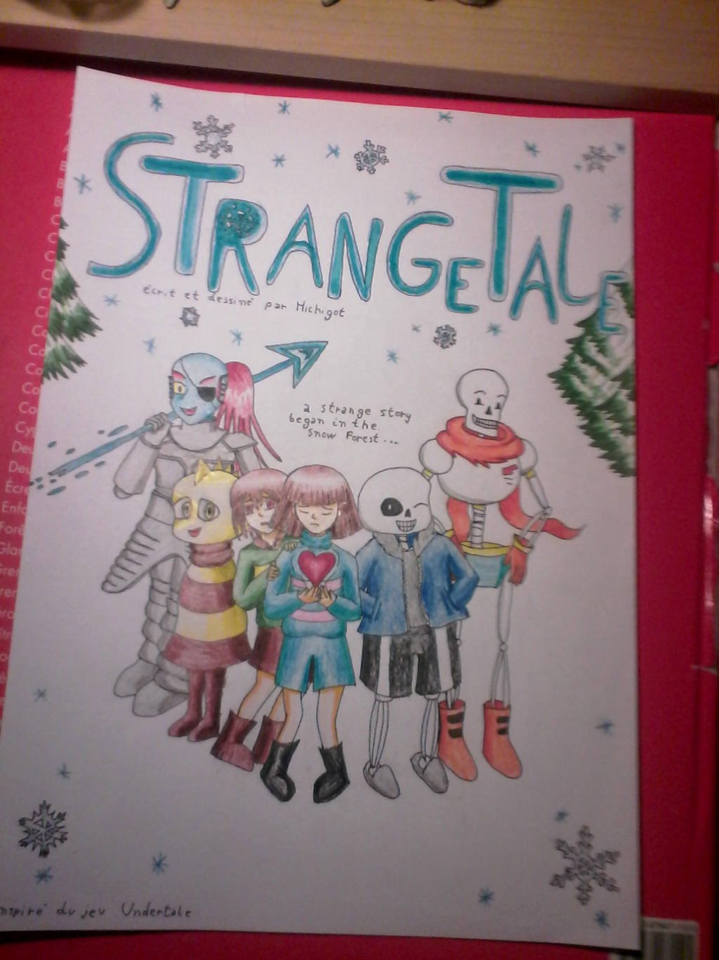 couverture strangetale by hichigot