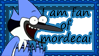 Mordecai stamp by LittleThingsCxD