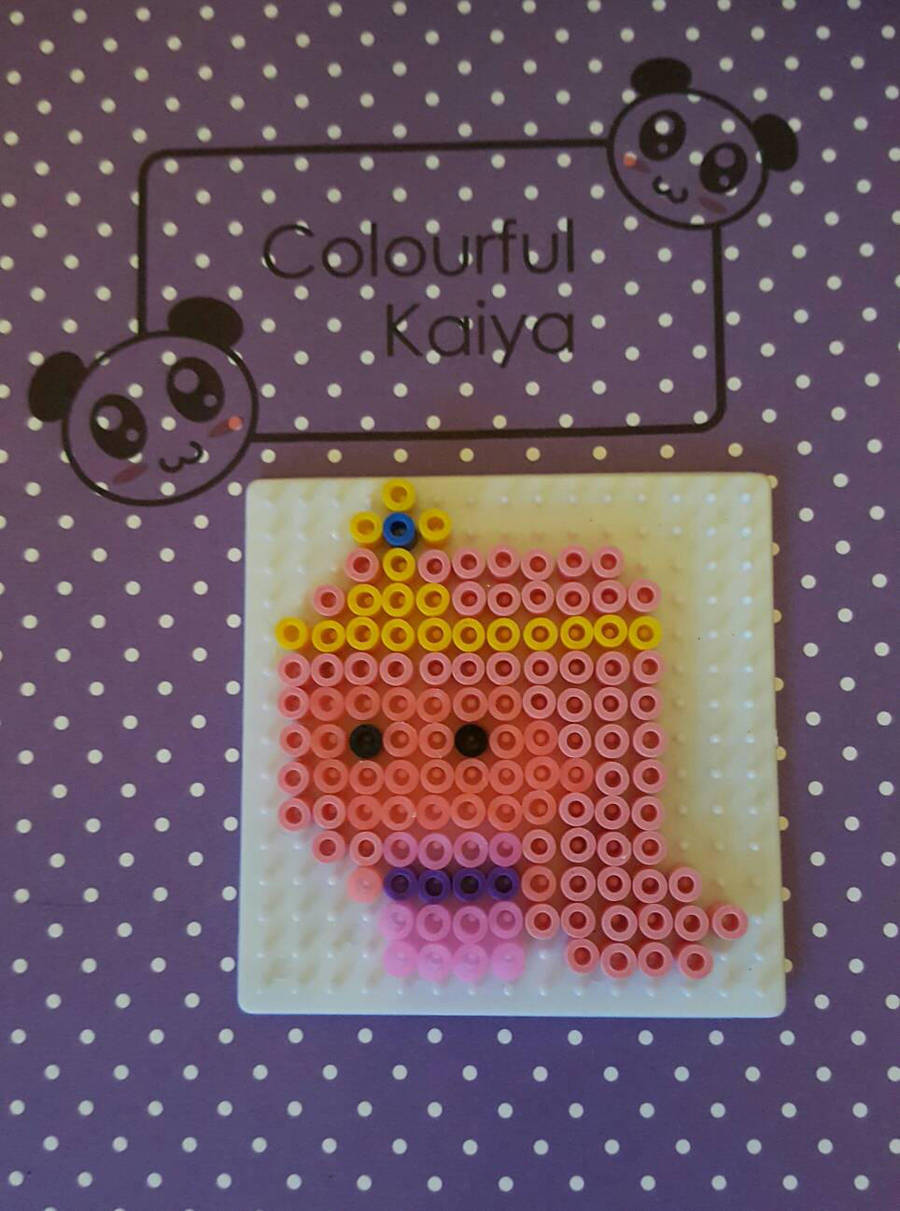 princess bubblegum Hama by Colorful-Kaiya